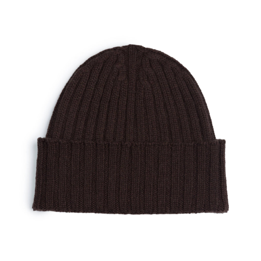 Len - Ribbed pure cashmere hat Unisex