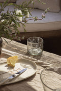 Hand-etched Short Glass