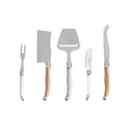 Laguiole 5 Piece Cheese Knife & Slicer Set Mixed Metals