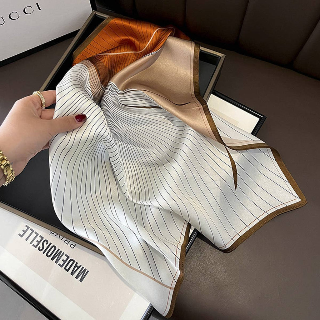 Silk Square Scarf - Elegant Mulberry Wrap_CWASC0547