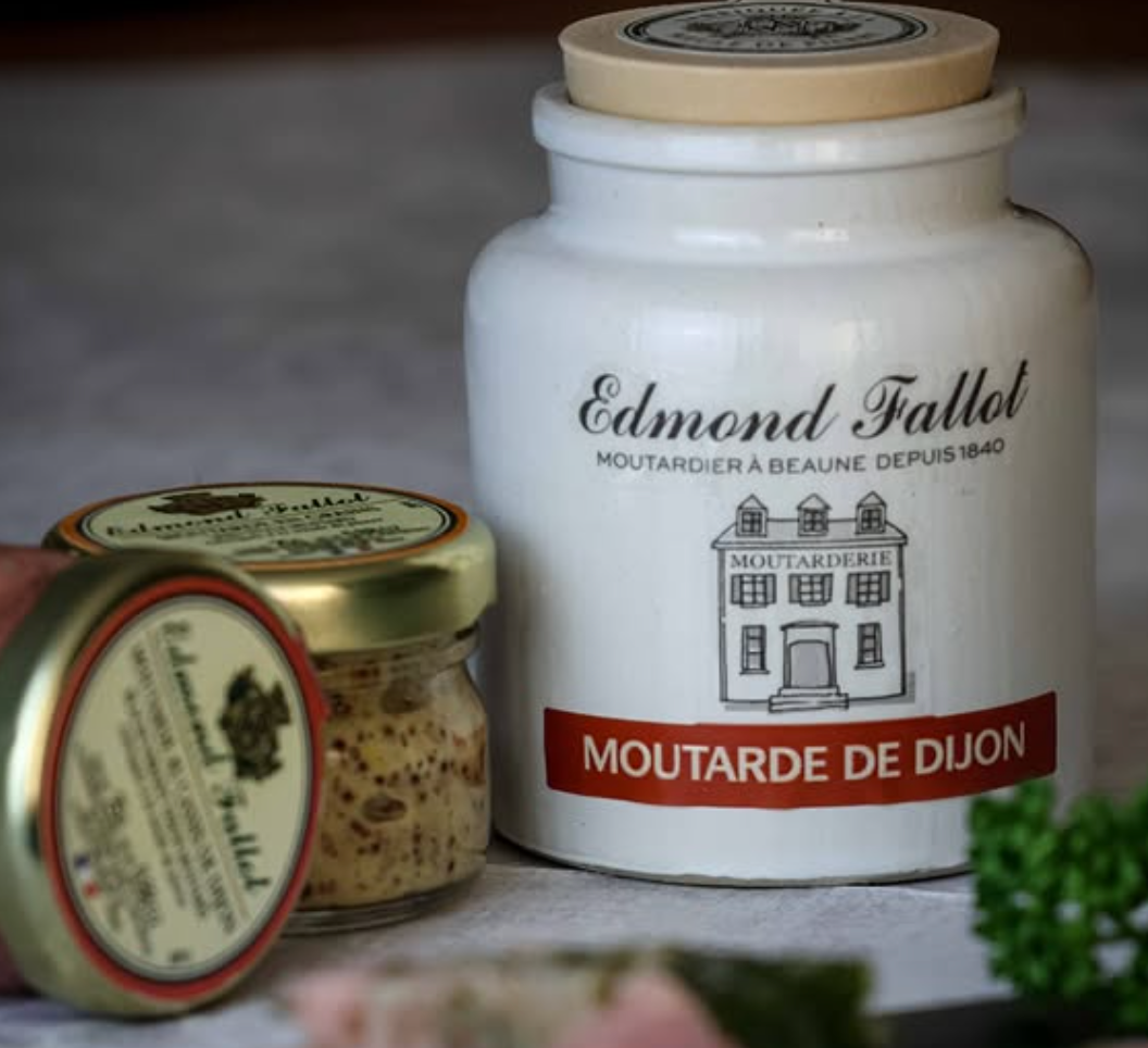 Mini Jar 1oz Edmund Fallot Wholegrain Mustard w/ Display Box