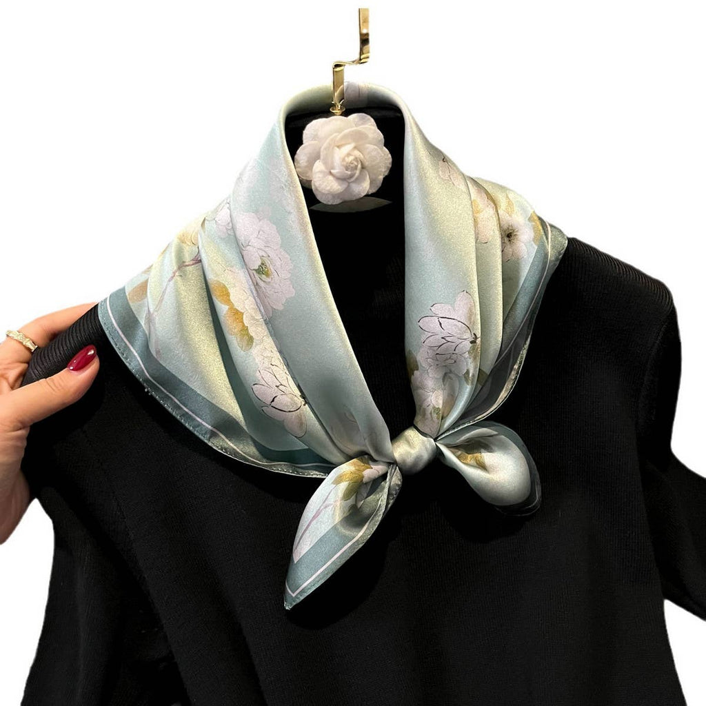 Mulberry Silk Scarf - Versatile Gift Square_CWASC0551