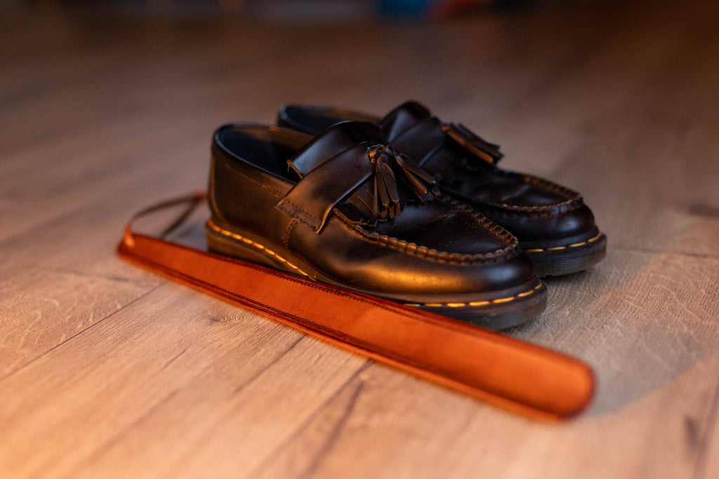 Cognac Leather Shoehorn