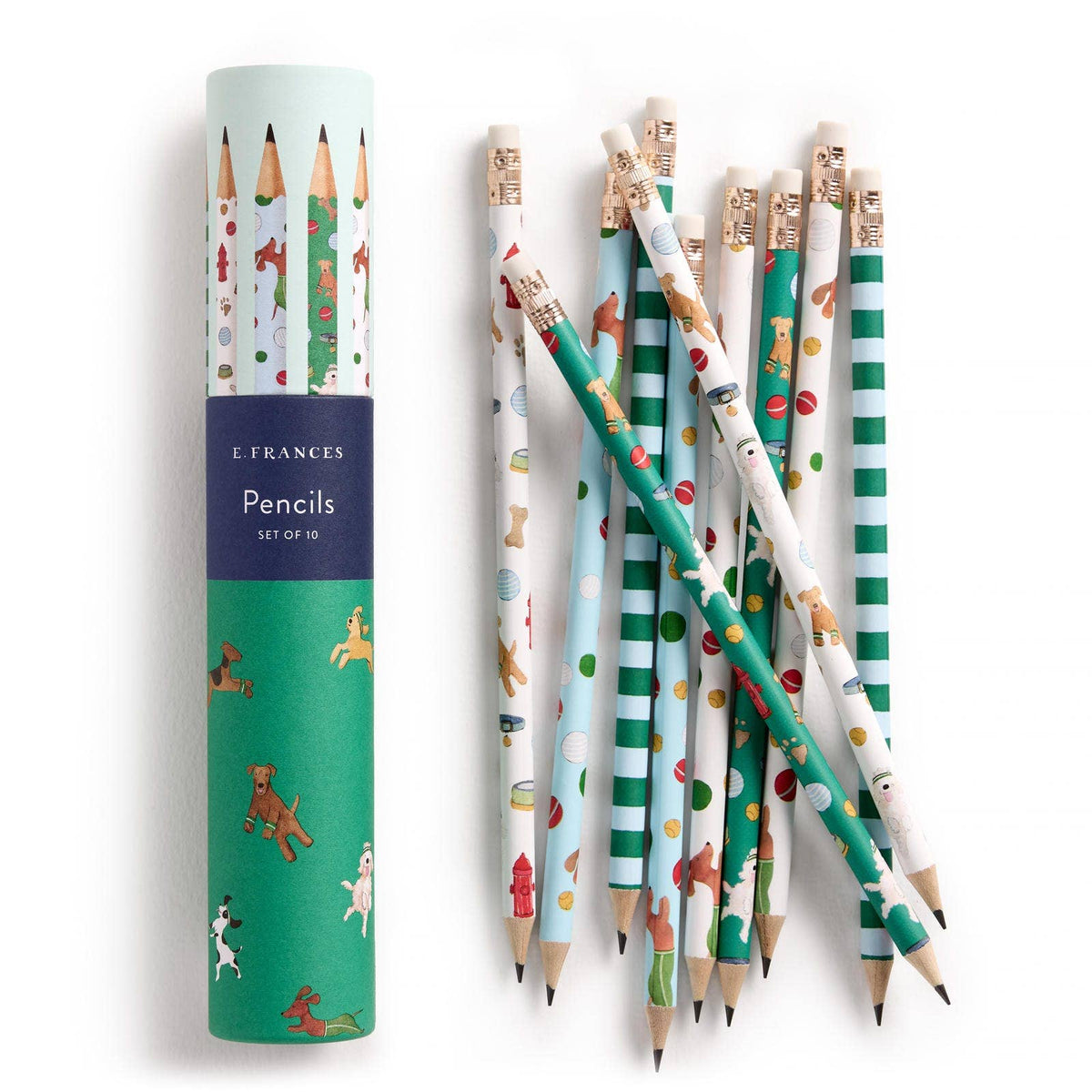Off Leash Pencil Set, Set of 10