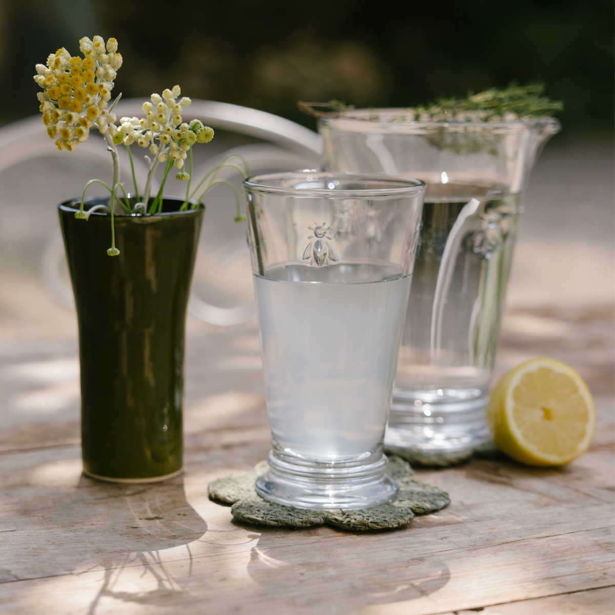 Bee Iced Tea Glasses — Set of 2
