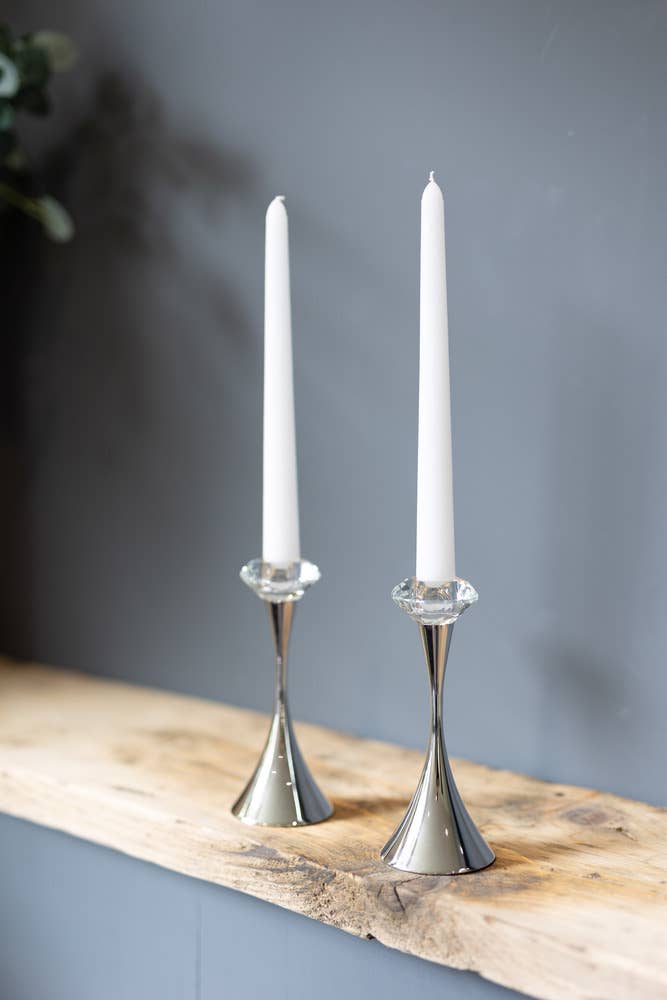 Pair Of Stylish Designer Taper Candlesticks