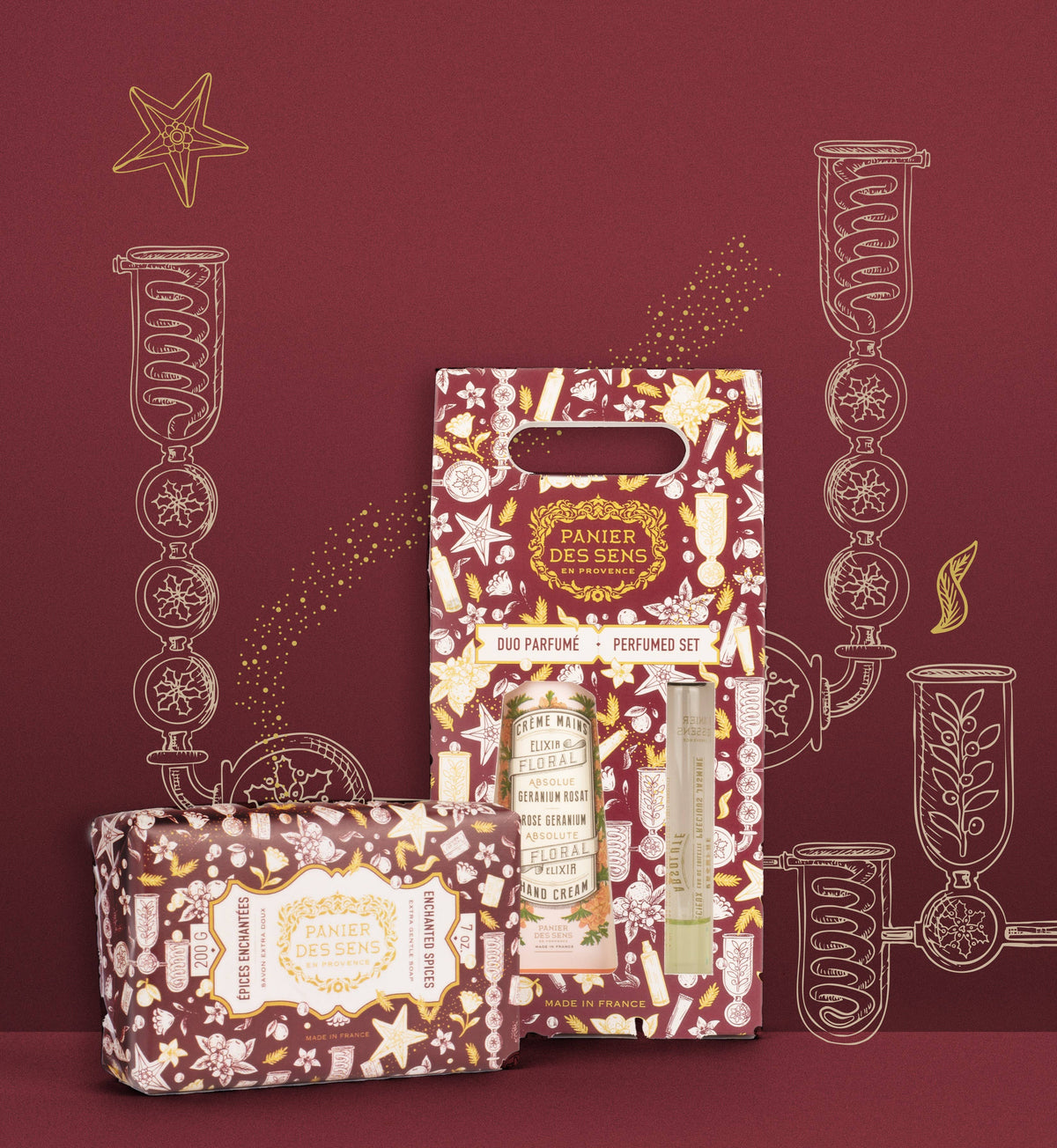 Christmas Gift Set Duo- Rose Geranium