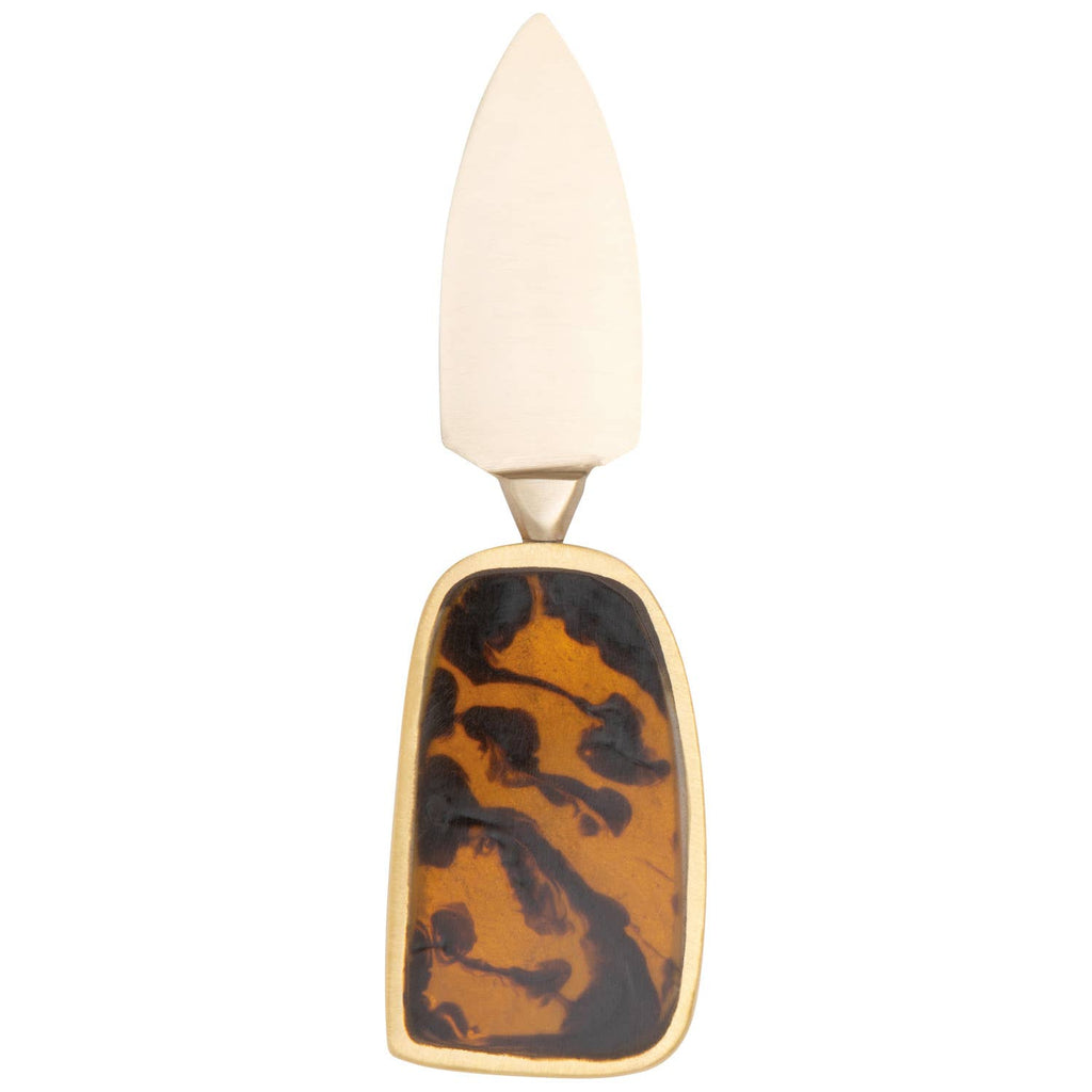 Tortoiseshell Cheese Knives Set of 3