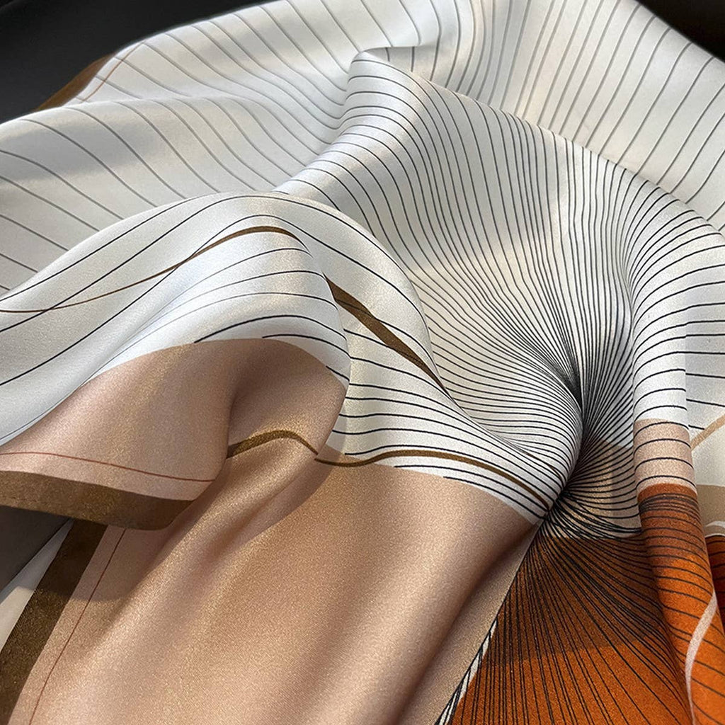 Silk Square Scarf - Elegant Mulberry Wrap_CWASC0547