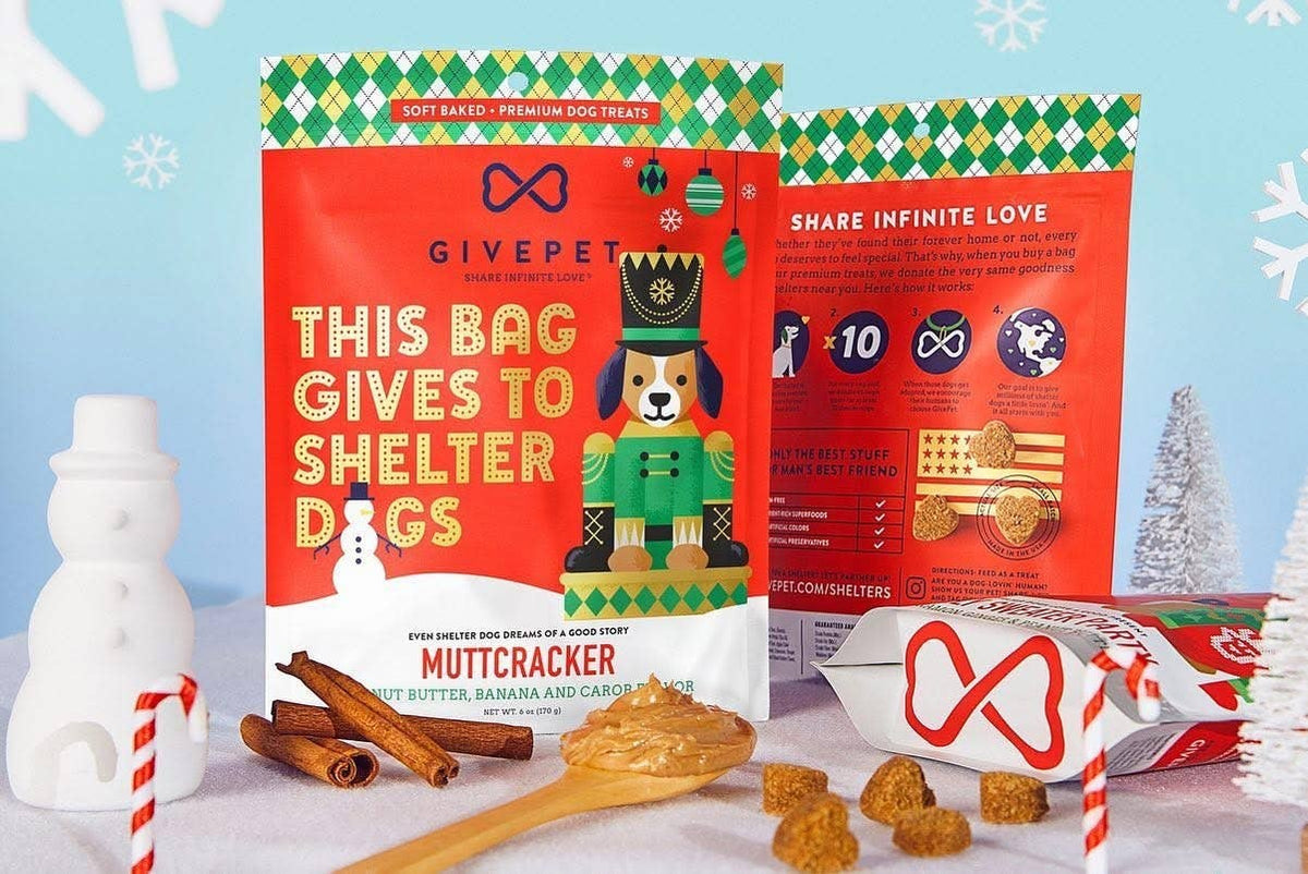 GivePet Muttcracker Holiday Dog Treats