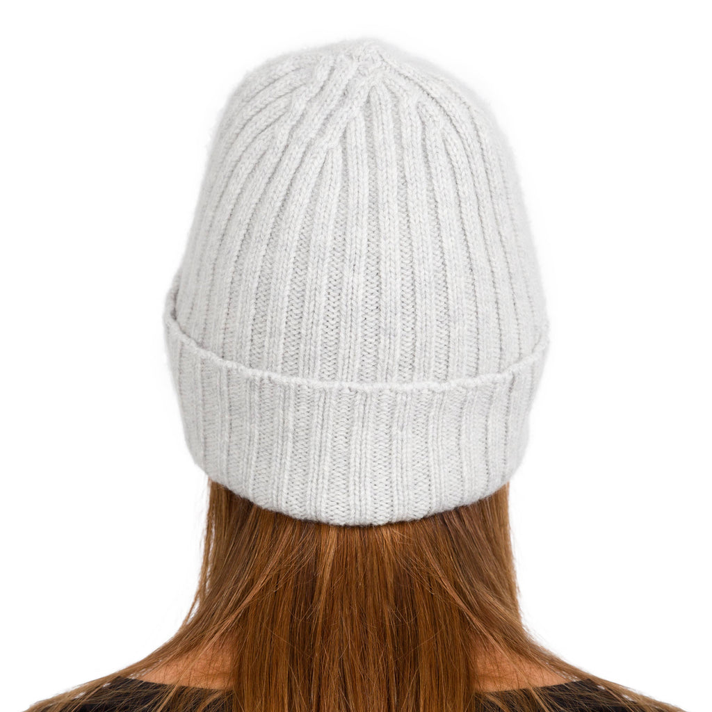 Len - Ribbed pure cashmere hat Unisex