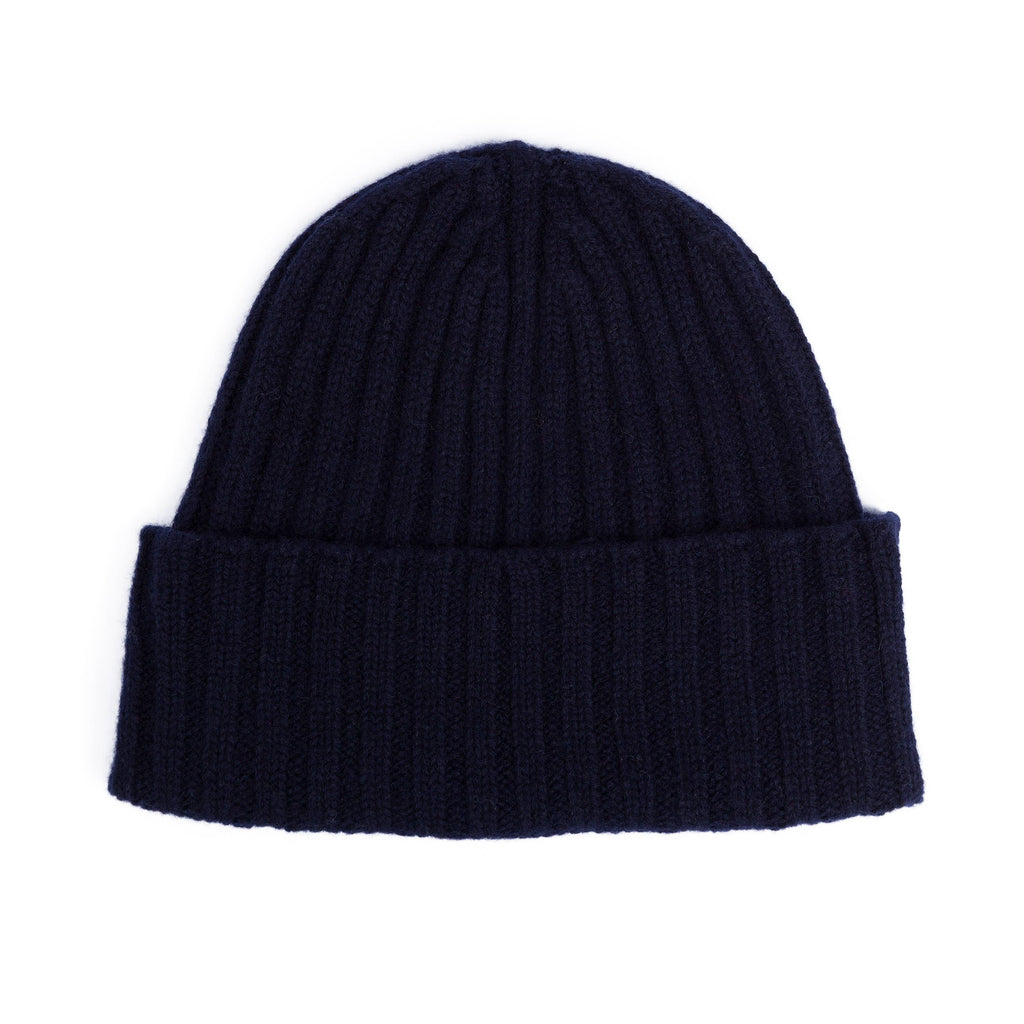 Len - Ribbed pure cashmere hat Unisex