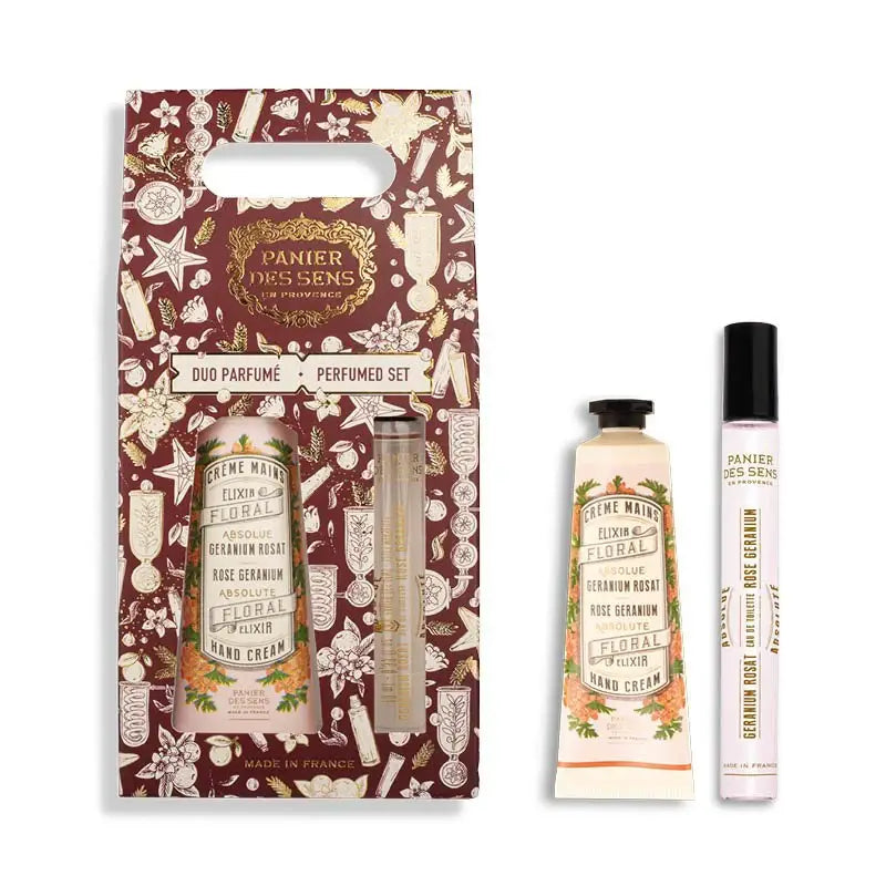 Christmas Gift Set Duo- Rose Geranium