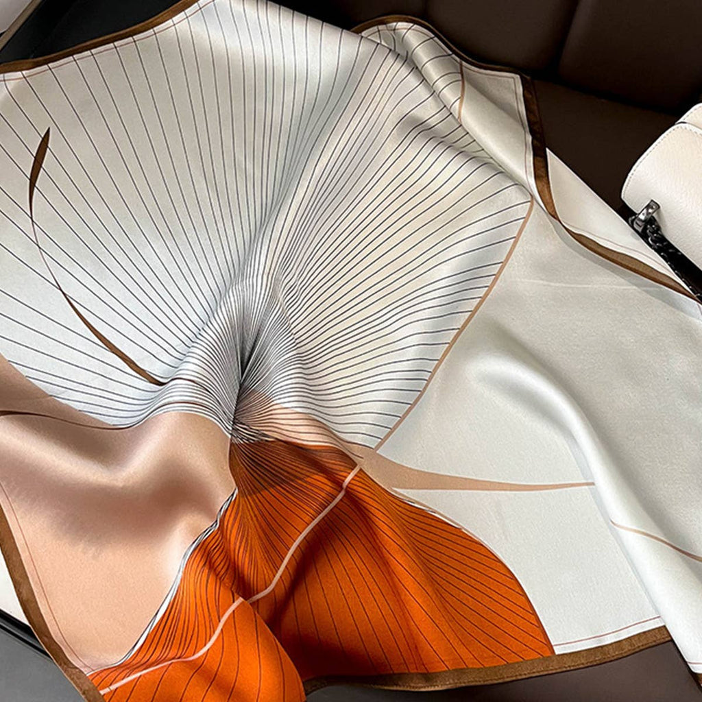 Silk Square Scarf - Elegant Mulberry Wrap_CWASC0547
