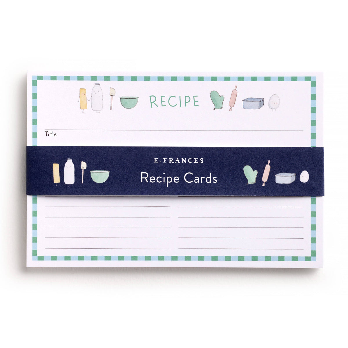 Dessert First Recipe Card Set, 12 Cards
