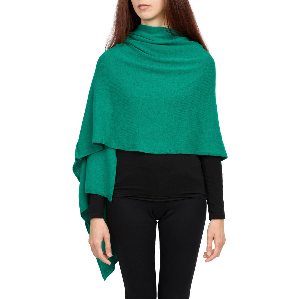 Benny Top - Classic pure cashmere stole for women: Rosa baby