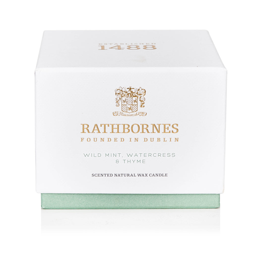 Wild Mint, Watercress & Thyme Scented Classic Candle