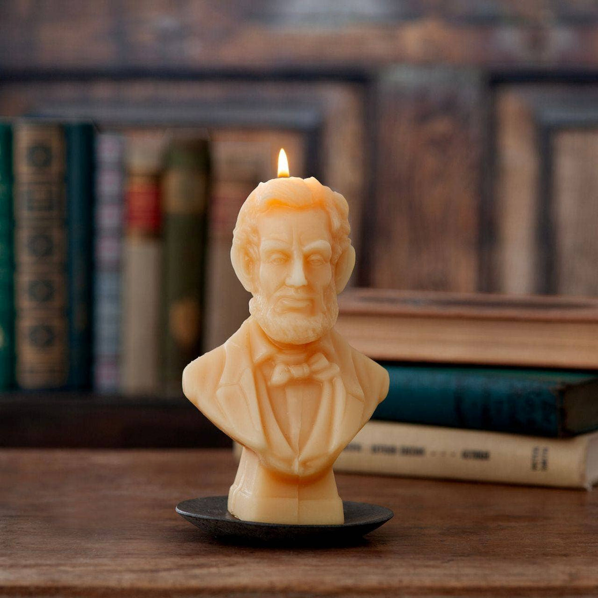 Abraham Lincoln Candle – 100% Beeswax – 6” Handcrafted