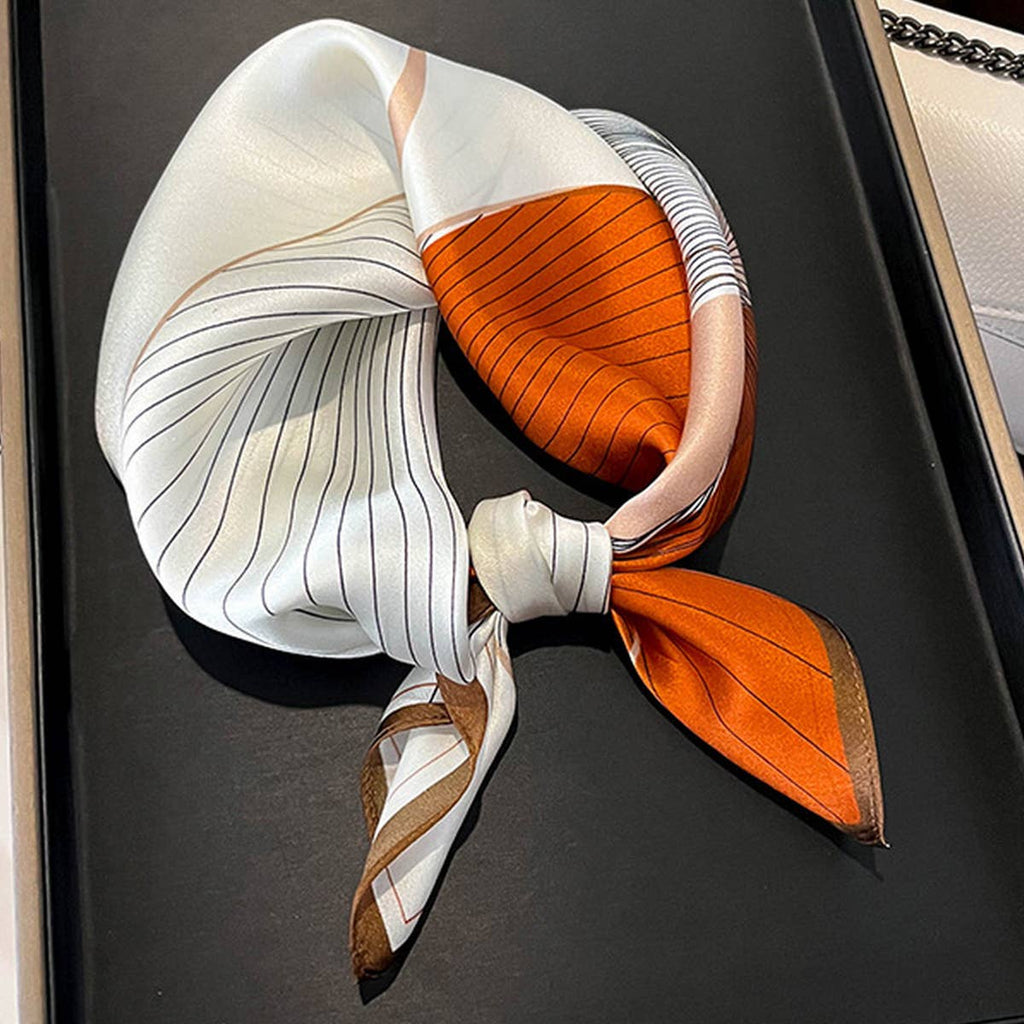 Silk Square Scarf - Elegant Mulberry Wrap_CWASC0547