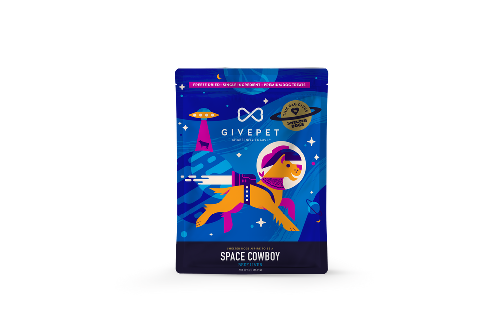 GivePet Space Cowboy Freeze-Dried Dog Treats