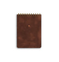 Smitten on Paper Reporter notebook in Cinnamon Velvet with copper foil