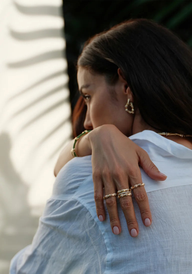Bamboo Stack Ring