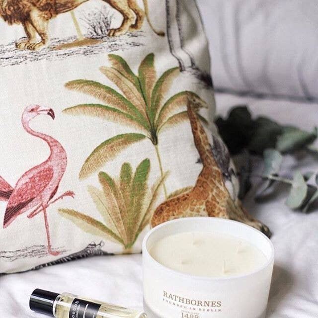 Dublin Tea Rose, Oud & Patchouli Scented Luxury Candle