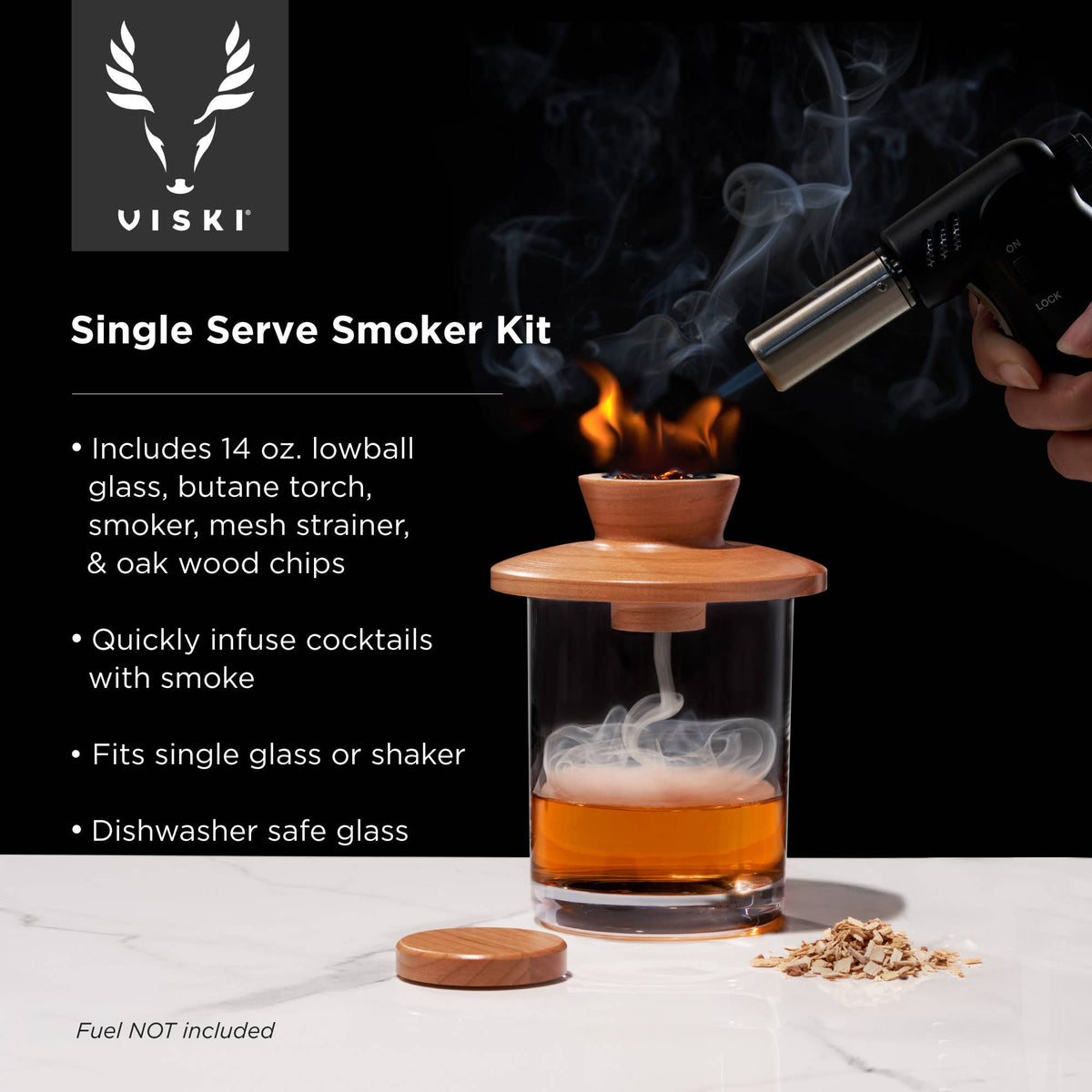 Old Fashioned Smoker Kit with Torch Alchemi™