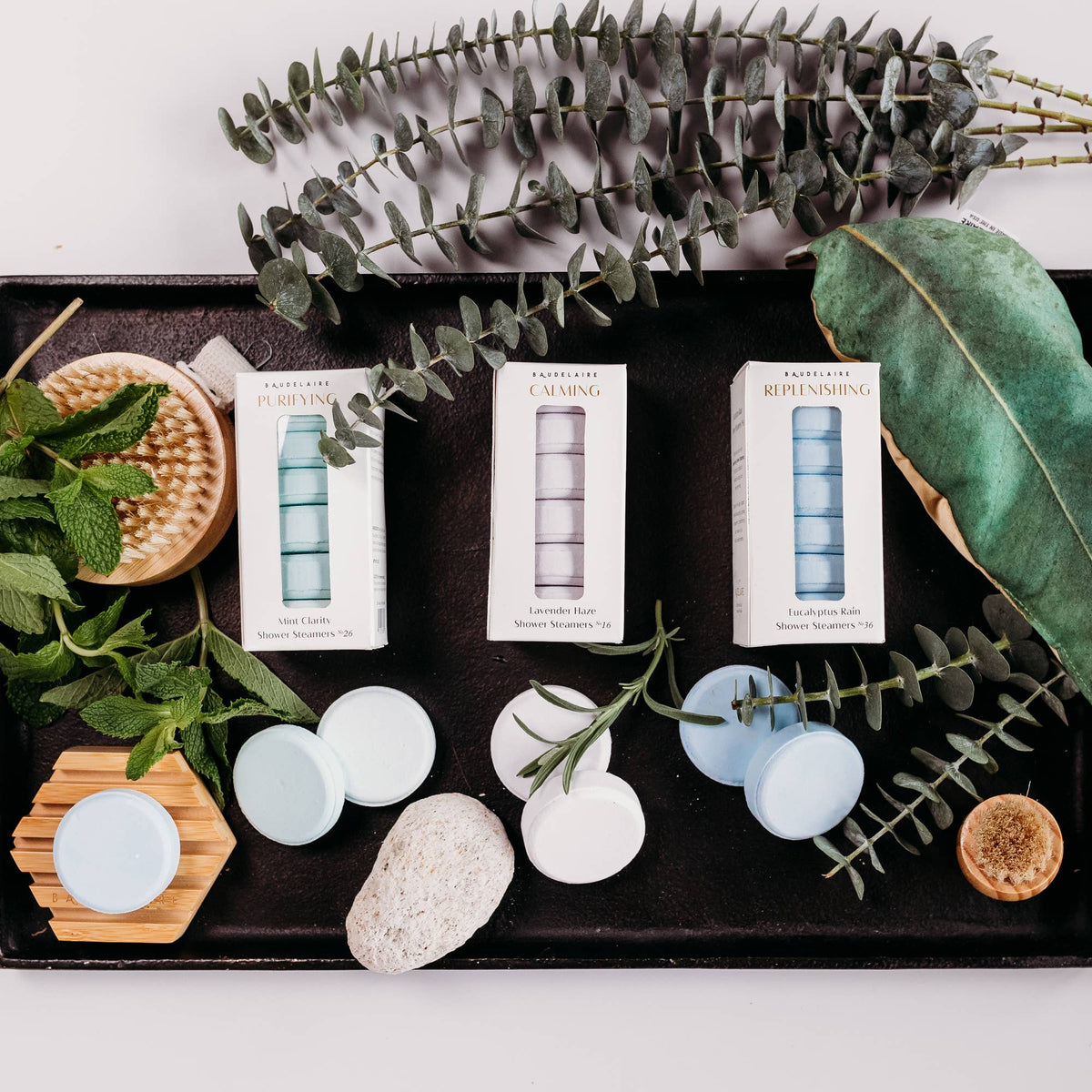 REPLENISH – Eucalyptus Rain Shower Steamers 7oz