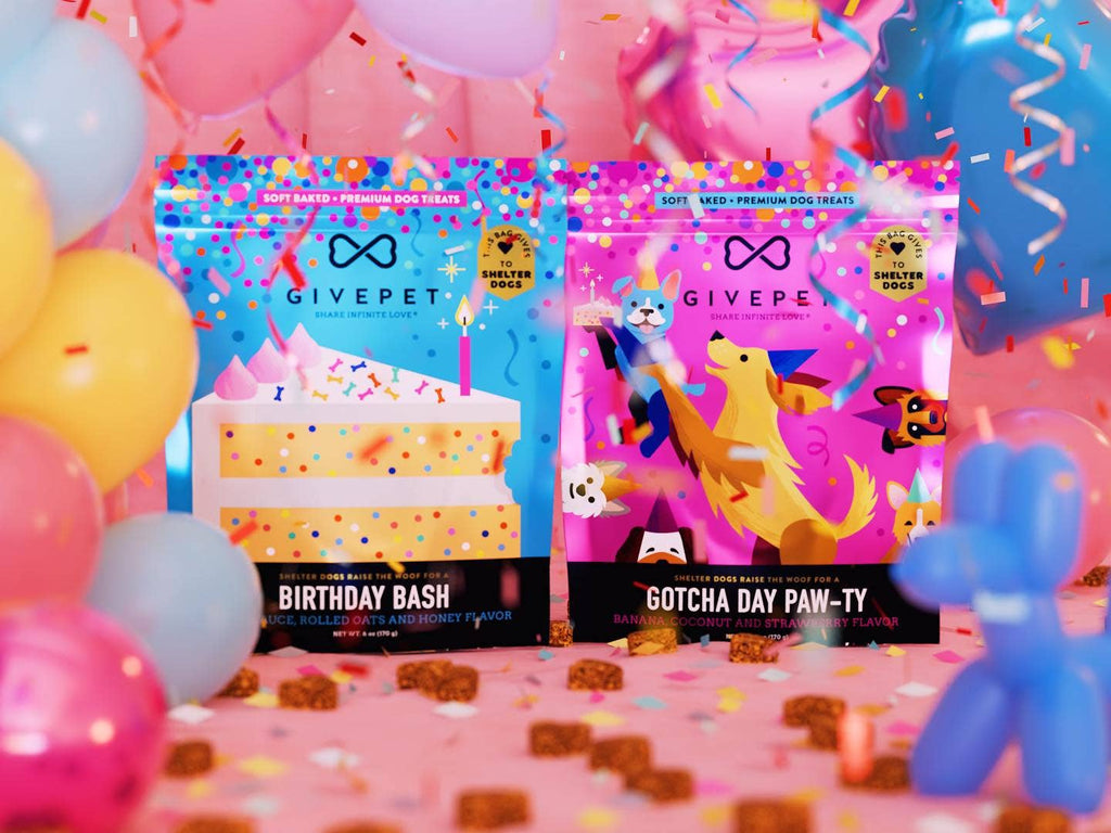 GivePet Birthday Bash Soft-Baked Dog Treats