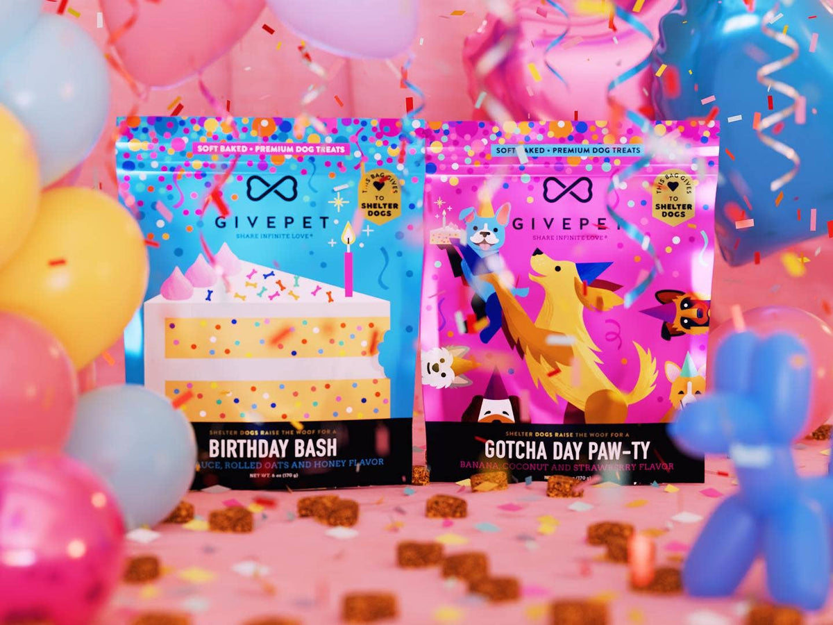 GivePet Birthday Bash Soft-Baked Dog Treats