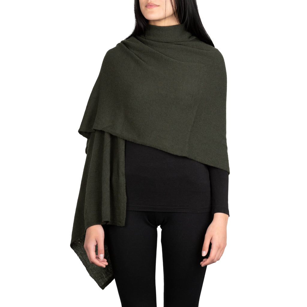 Benny Top - Classic pure cashmere stole for women: Rosa baby