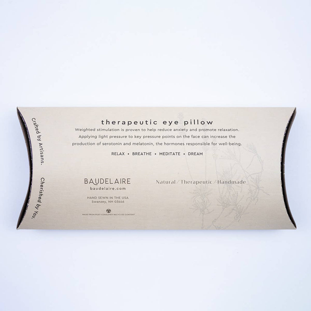 Indigo Palm Eye Pillow