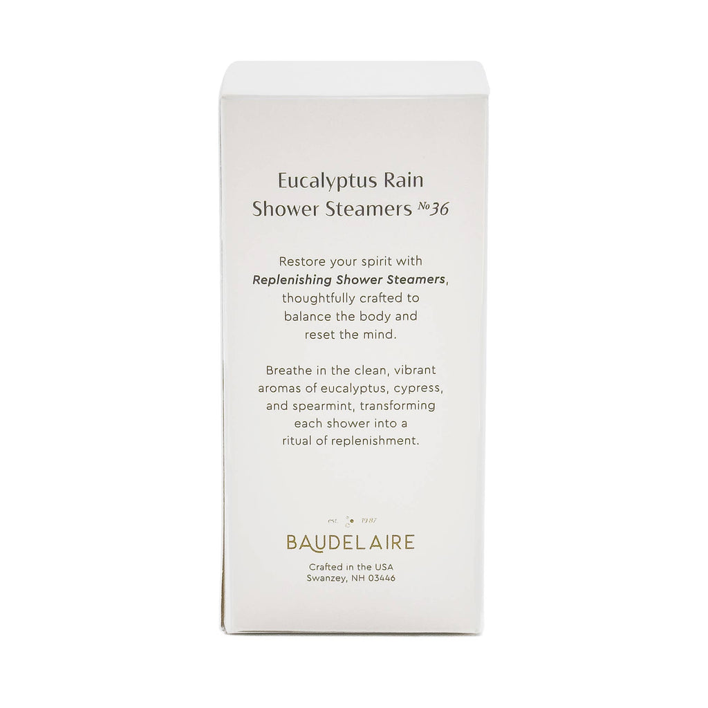 REPLENISH – Eucalyptus Rain Shower Steamers 7oz
