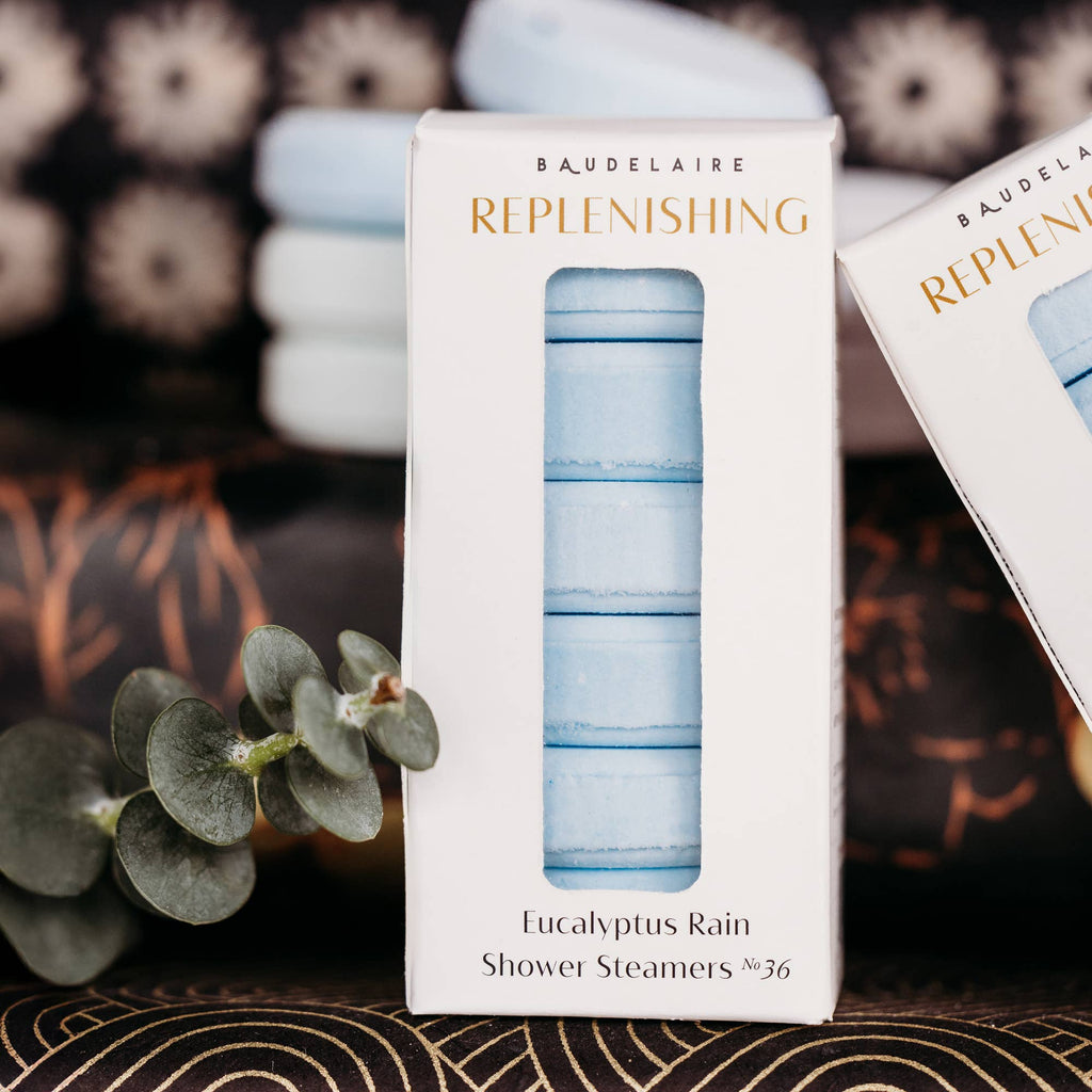 REPLENISH – Eucalyptus Rain Shower Steamers 7oz
