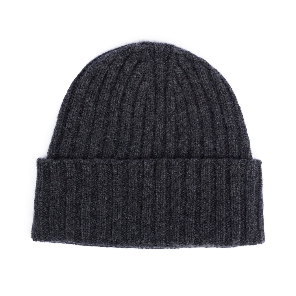 Len - Ribbed pure cashmere hat Unisex