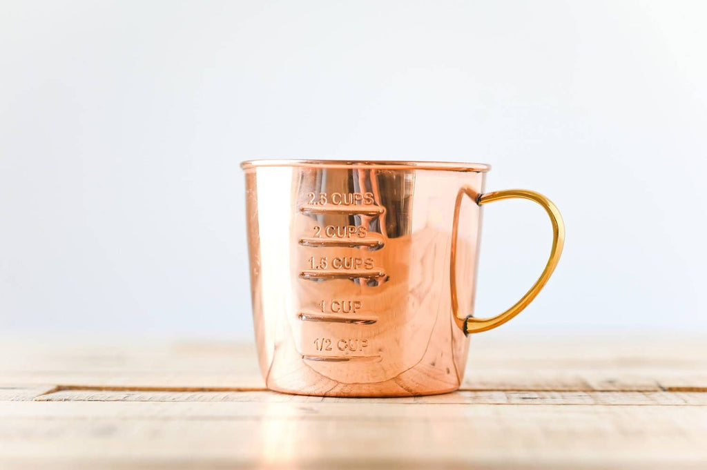 Copper Liquid Measuring Cup - 2.5 Cup