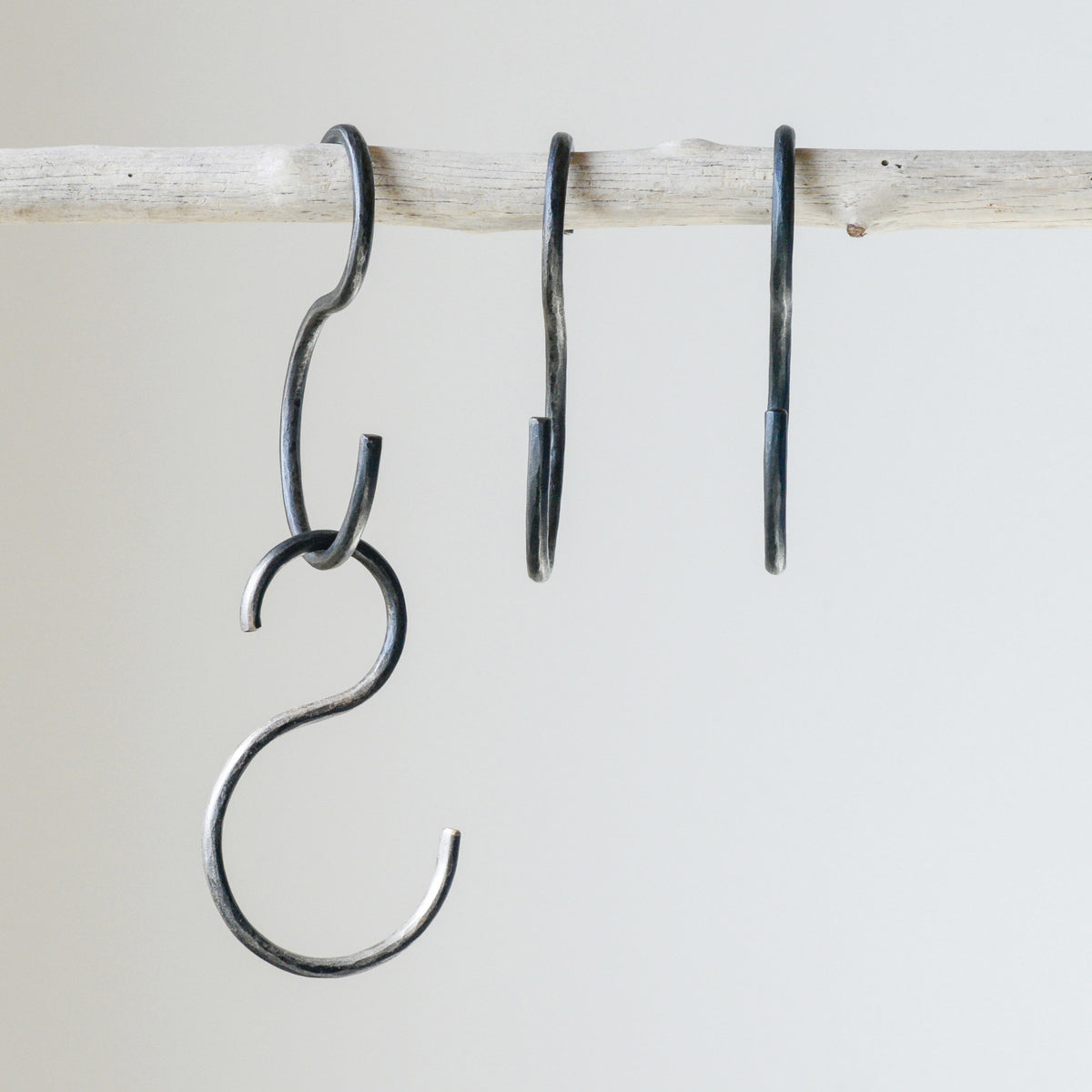 Hand-Forged Iron S-Hook