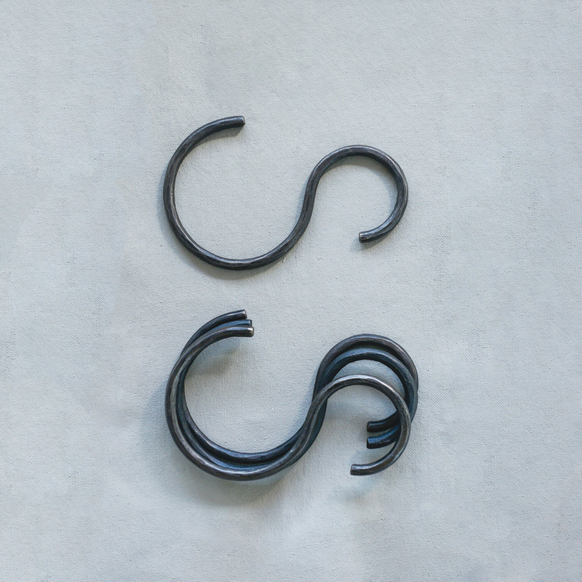 Hand-Forged Iron S-Hook