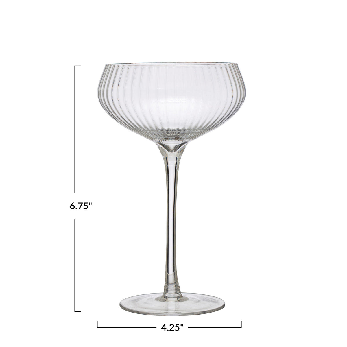 8 oz. Stemmed Champagne/Coupe Glass