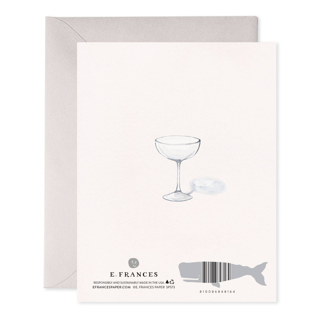 Champagne Tower Greeting Card