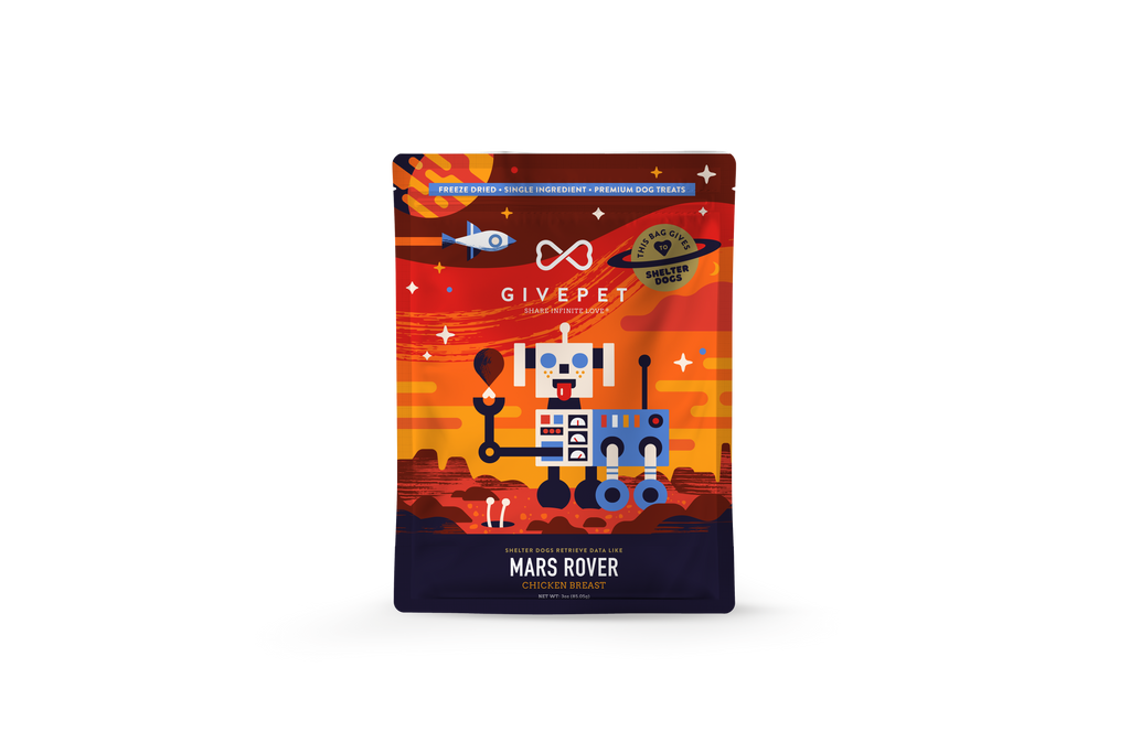 GivePet Mars Rover Freeze-Dried Dog Treats