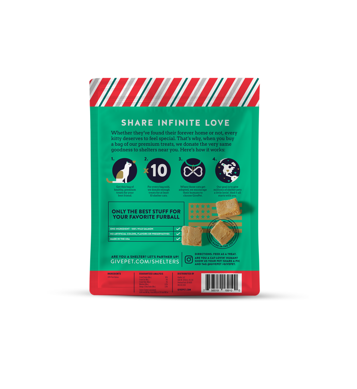GivePet Naughty or Mice Freeze Dried Holiday Cat Treats