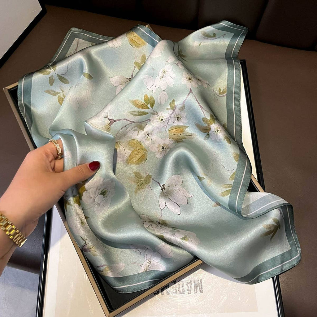 Mulberry Silk Scarf - Versatile Gift Square_CWASC0551