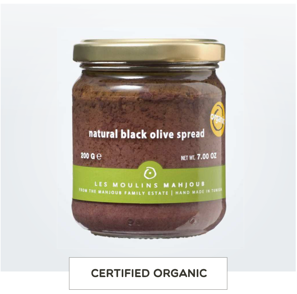 Organic Black Olive Spread | Moulin Mahjoub